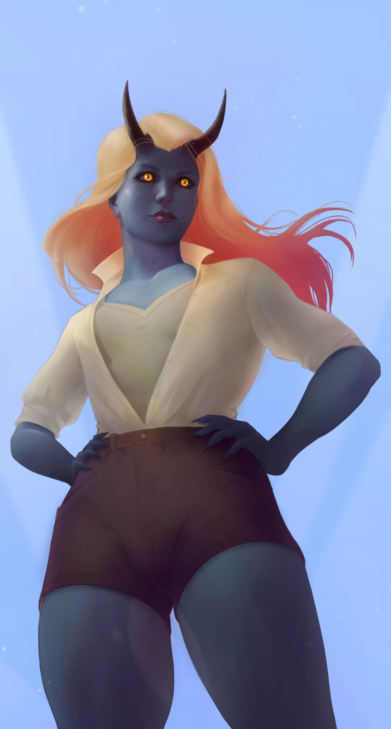[OC][Comm] Alert hot single tiefling in your Chult!