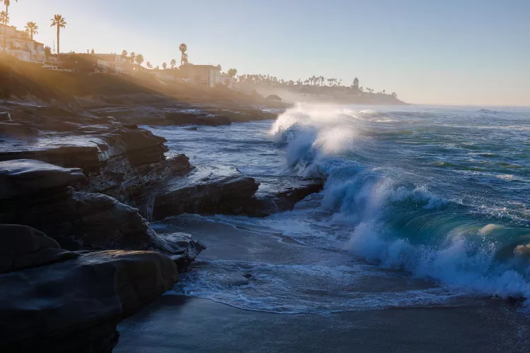 San Diego and the California coast are known for their breathtaking sunrises, where the first rays of dawn paint the sky in a vibrant palette of colors.
