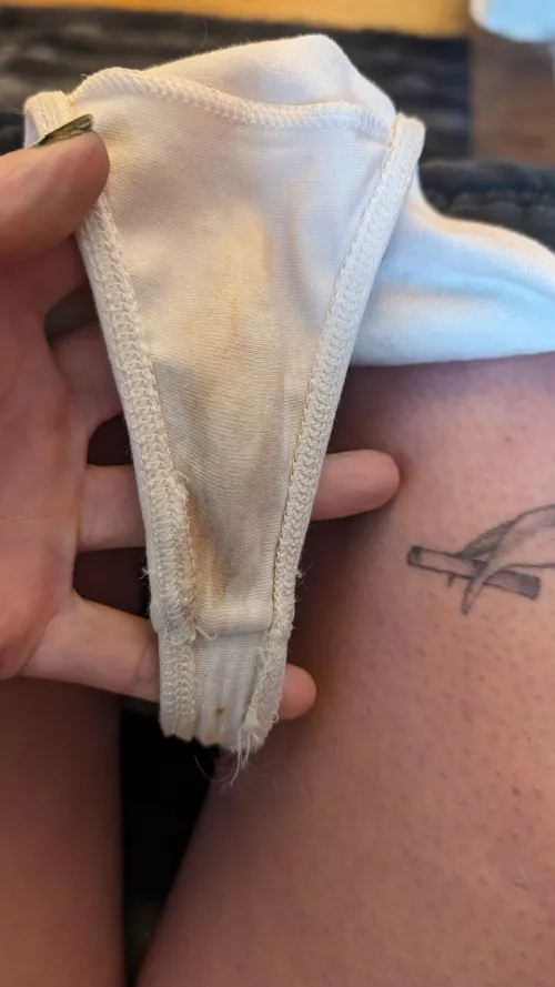 Starting day 2 in these. They already have such a good pussy scent 😍