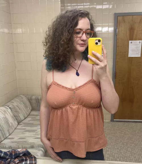 They really poke through this top