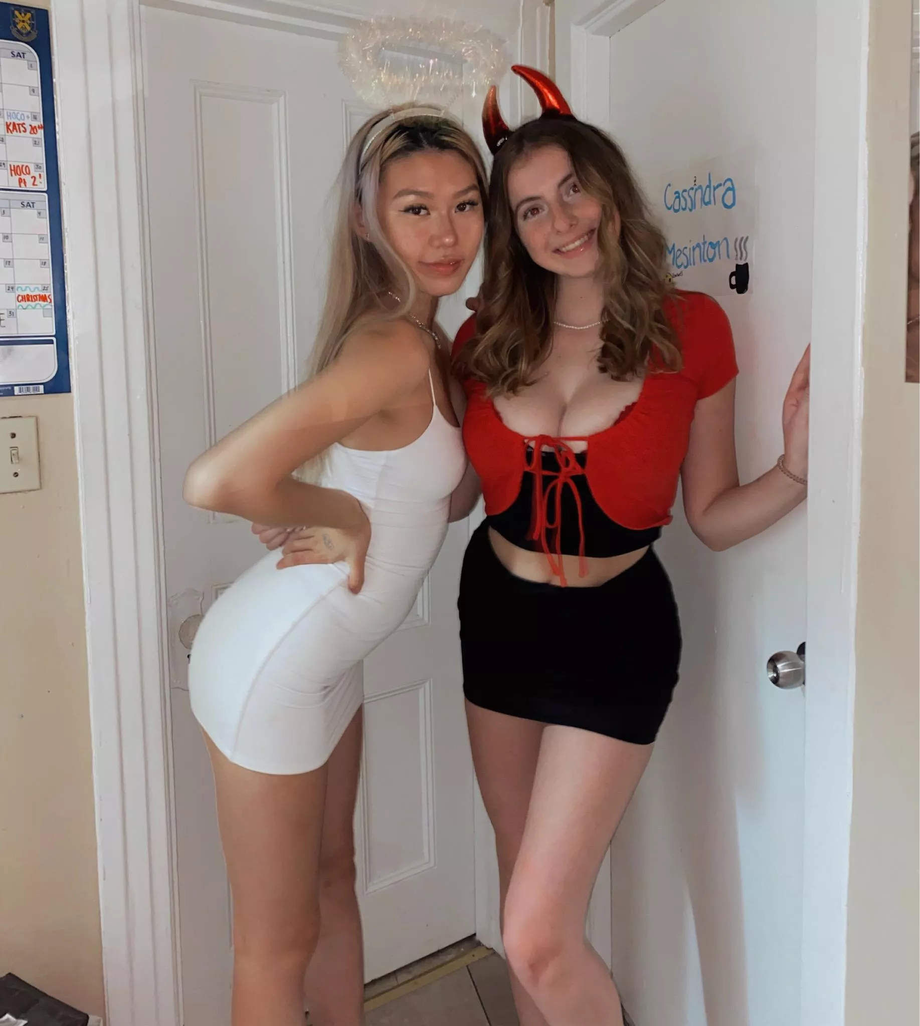 What would the angel do to have what the devil does?