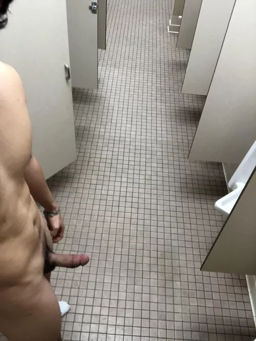 What would you say if you caught me naked in the mall bathroom 