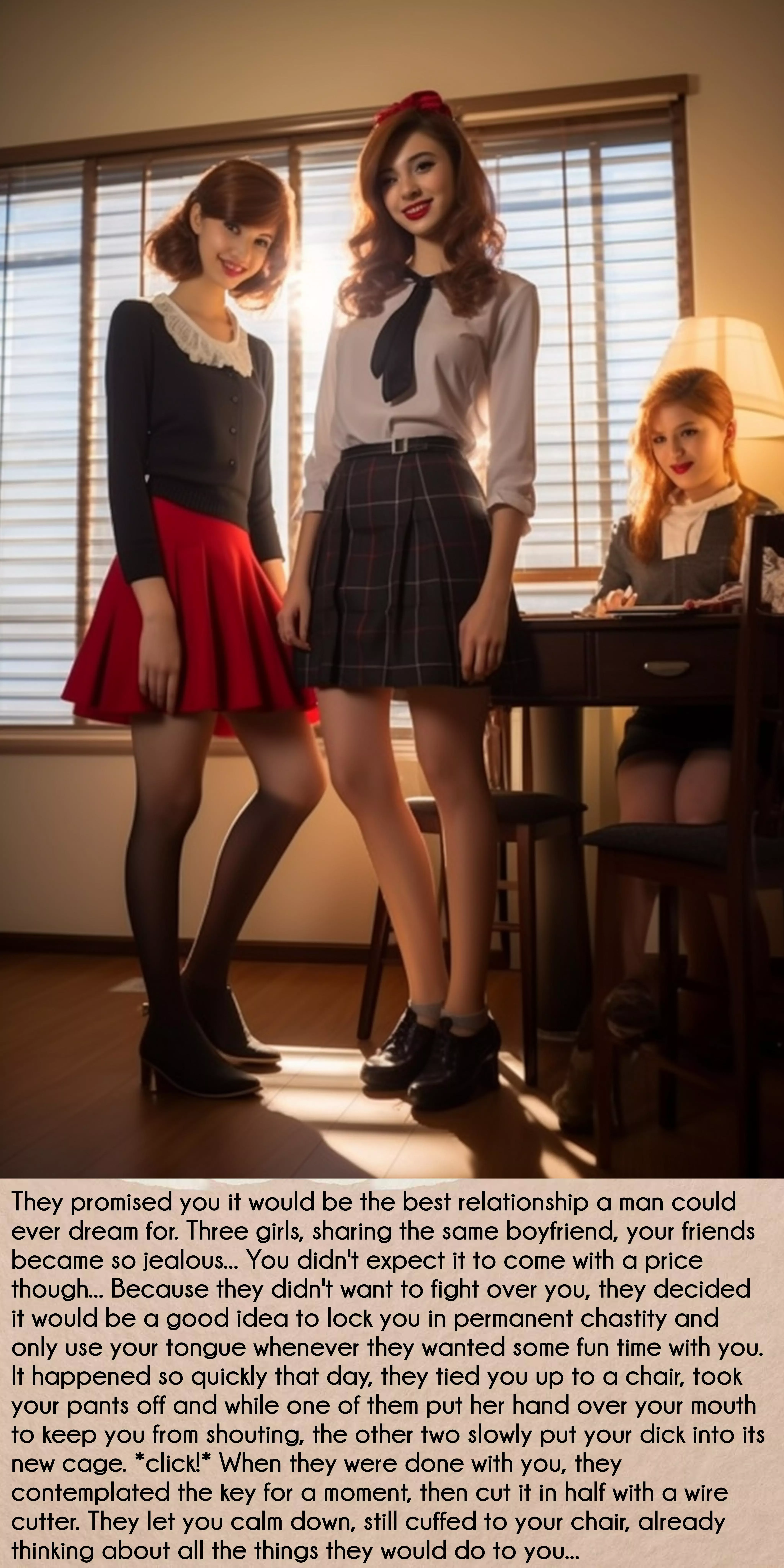 Who needs a man's dick when you can train his tongue?