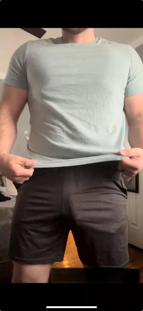 Wife says I can’t go to the gym like this smh….