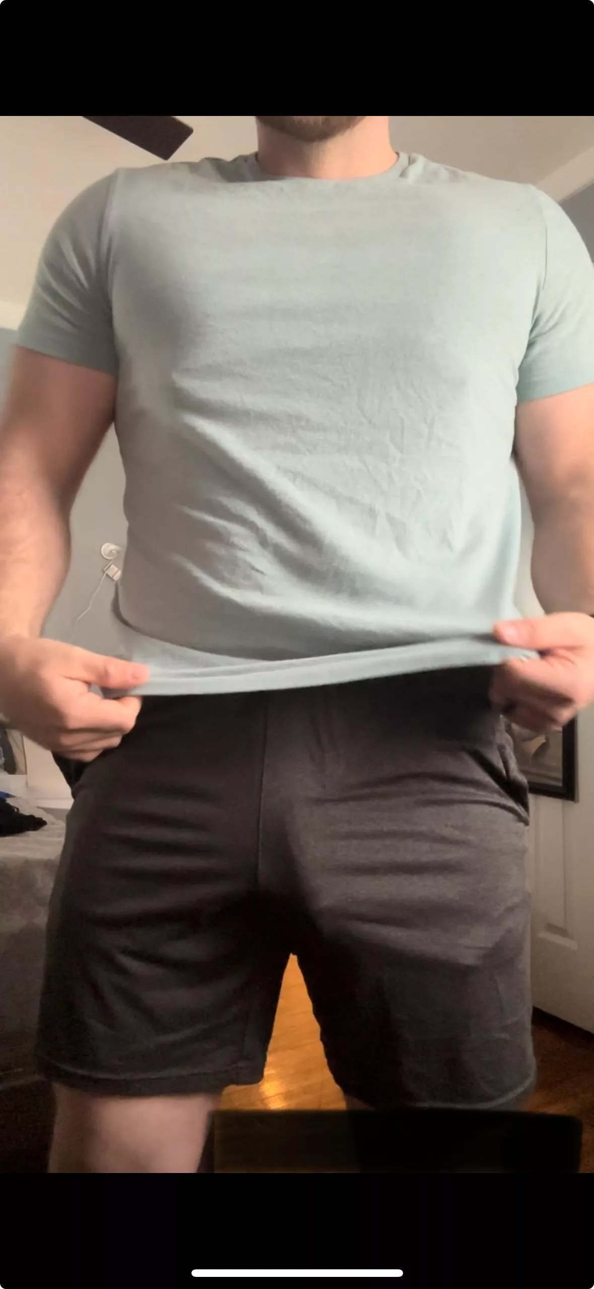 Wife says I can’t go to the gym like this smh….