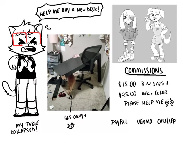 EMERGENCY COMMISSIONS (Art by me)