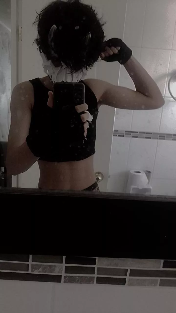 I felt cute in a weird way