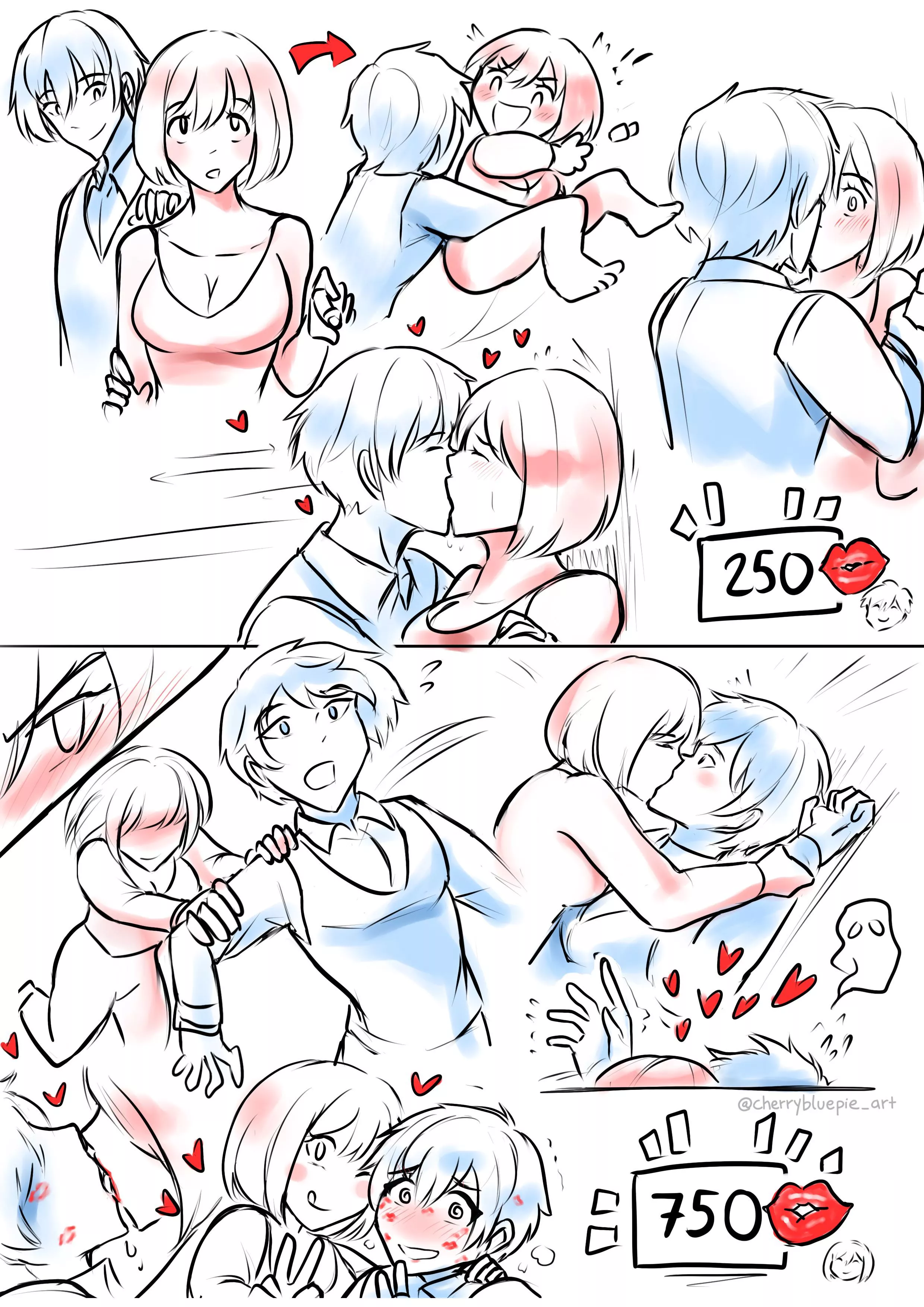 [OC]: competitive girlfriend 💋