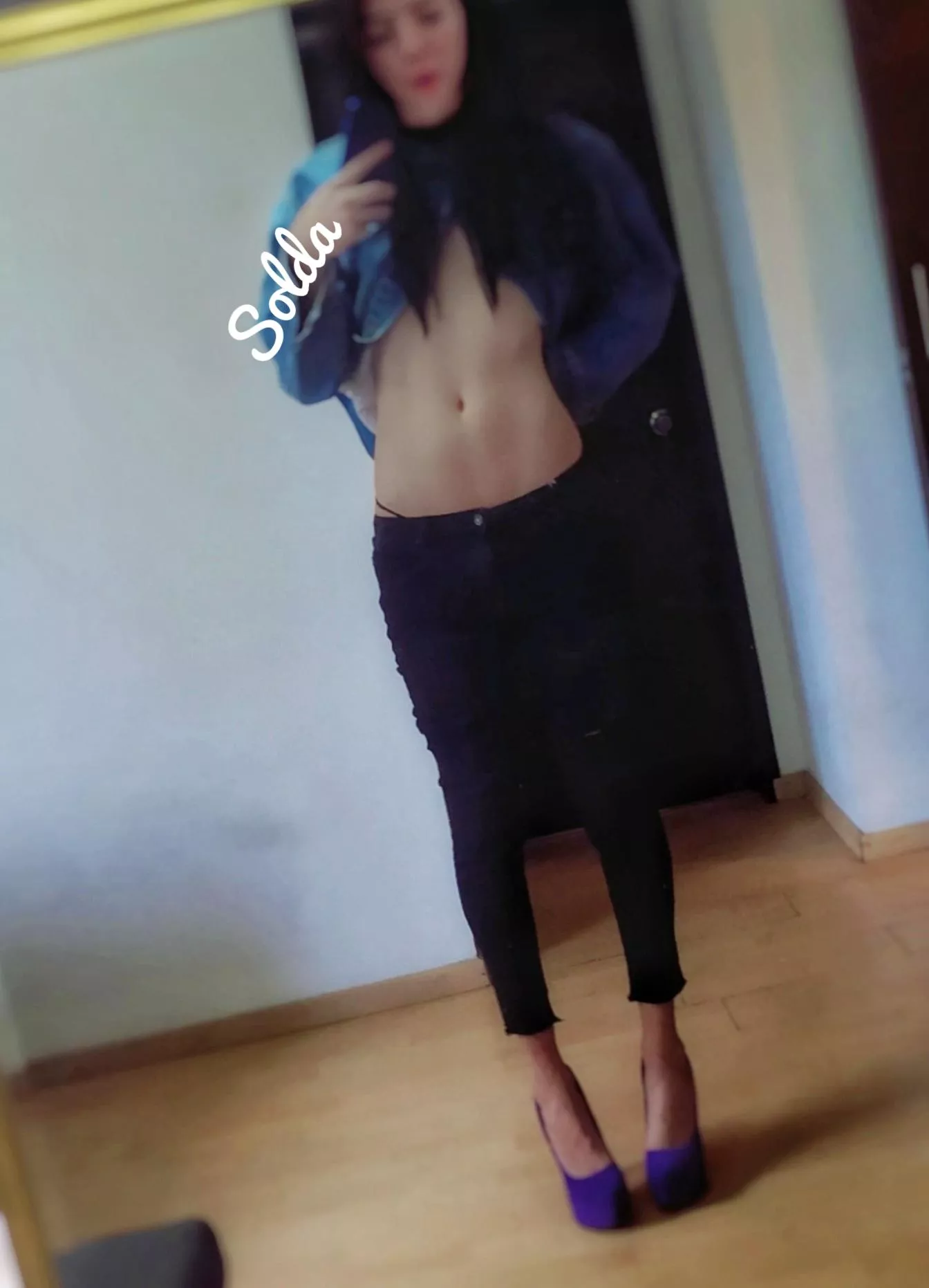 Open shirt shows my flat belly (oc) f 28 