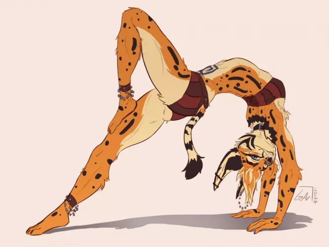 Stretch routine ✨ - Art by me :)