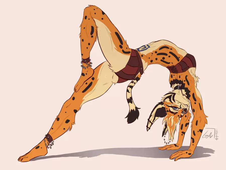 Stretch routine ✨ - Art by me :)