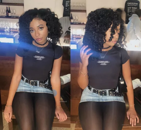 this skirt may be a bit too short, luckily these tights hide a bit ;)