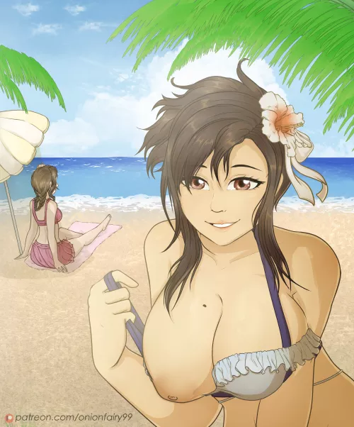 Tifa Swimsuit Peek [Final Fantasy VII]