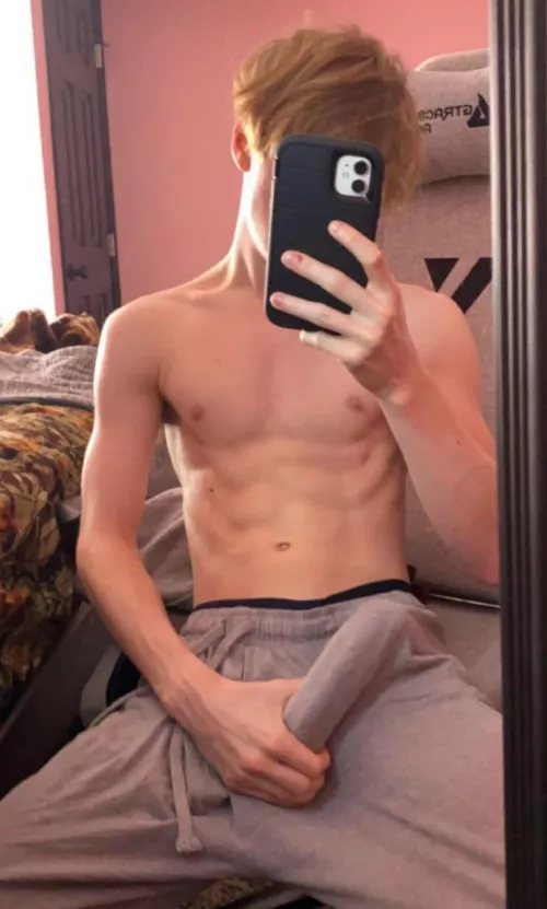 Want me to whip out my 18 year old cock?