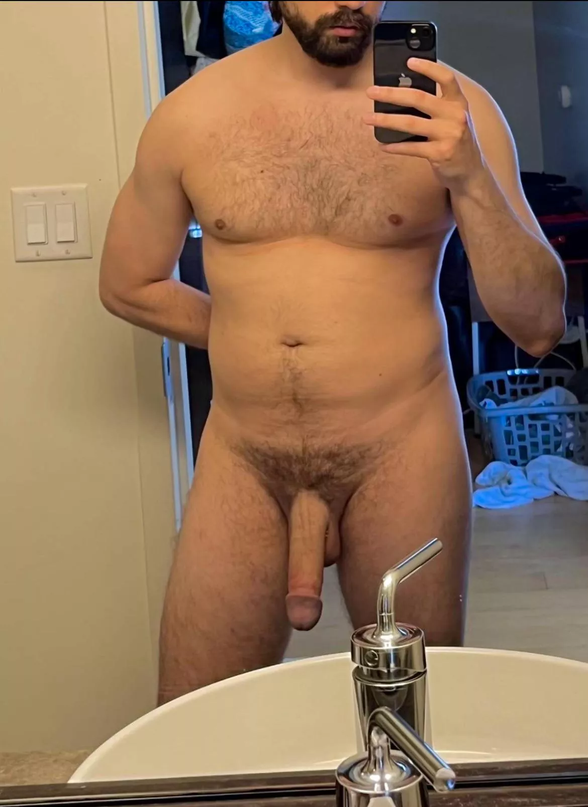 Yea yea I gotta take care of that laundry, but let me take care of you first? [35]