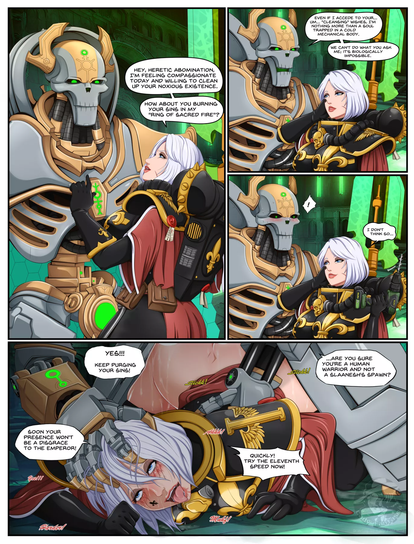 A heretic alliances with the overlord (Lady-Fantasma) [Warhammer 40,000]
