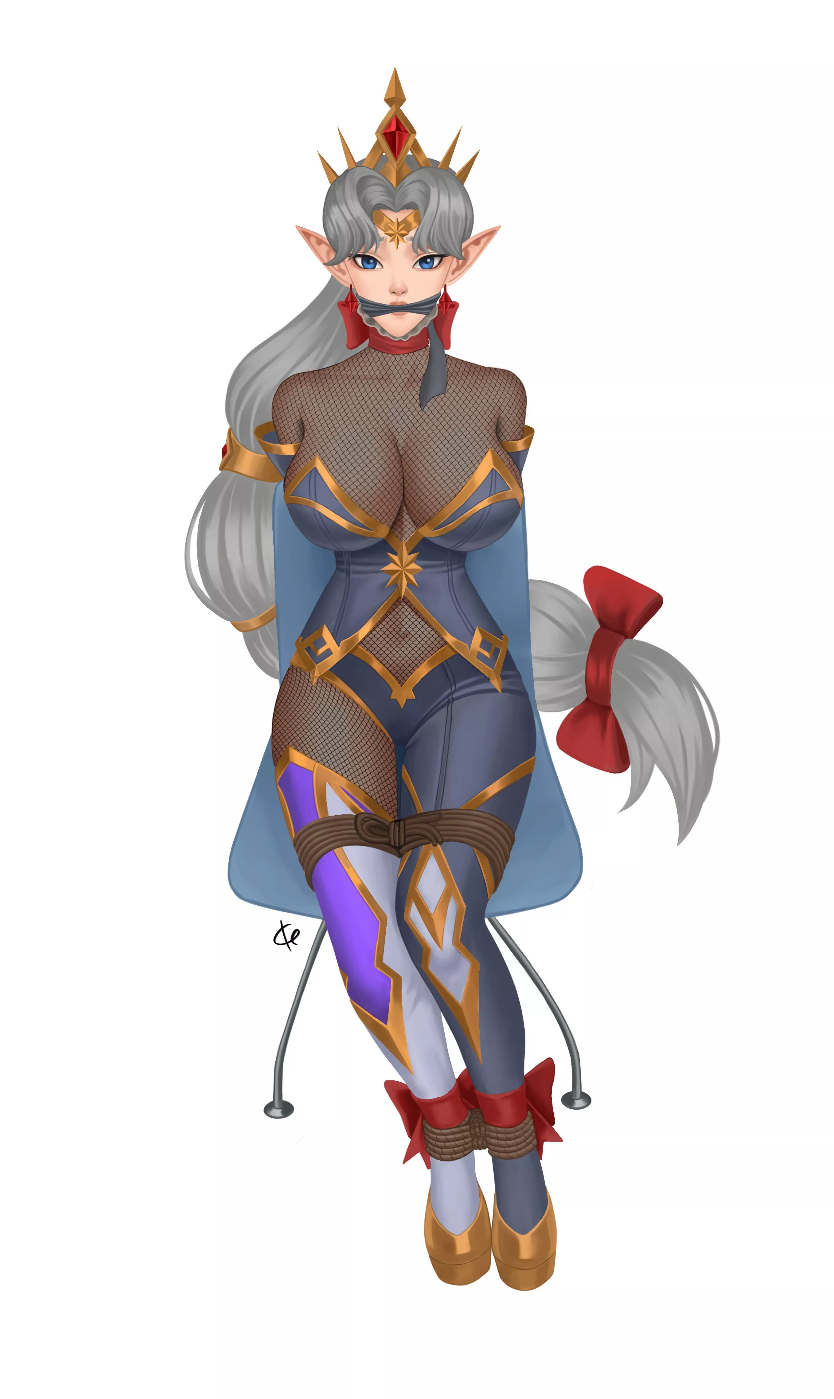 Galactic Conquerer Vora Tied Up (Degalinx)