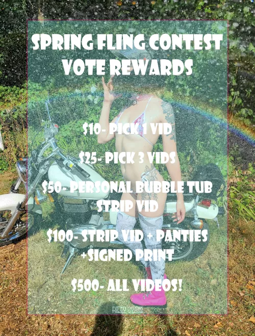 Gimme a MV Contest vote for great deals and specials 😈