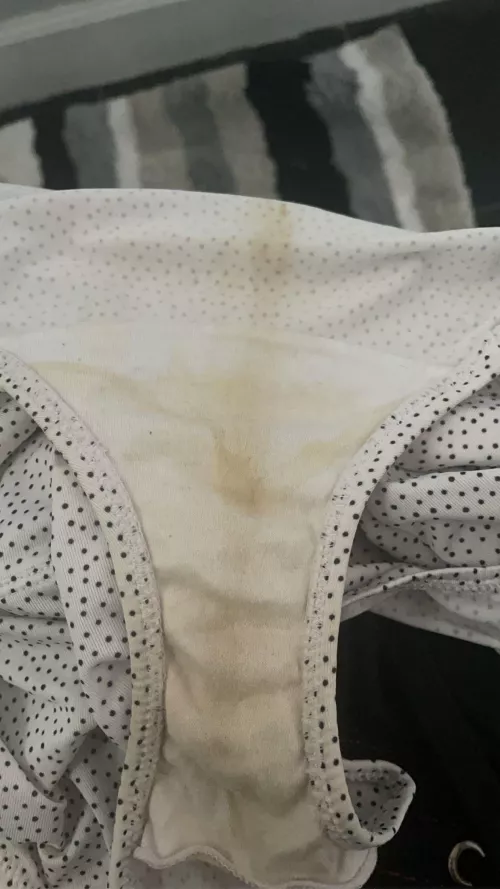 Mom’s being a little bit of a nuisance lately so figured I’d parade her dirty panties on her again