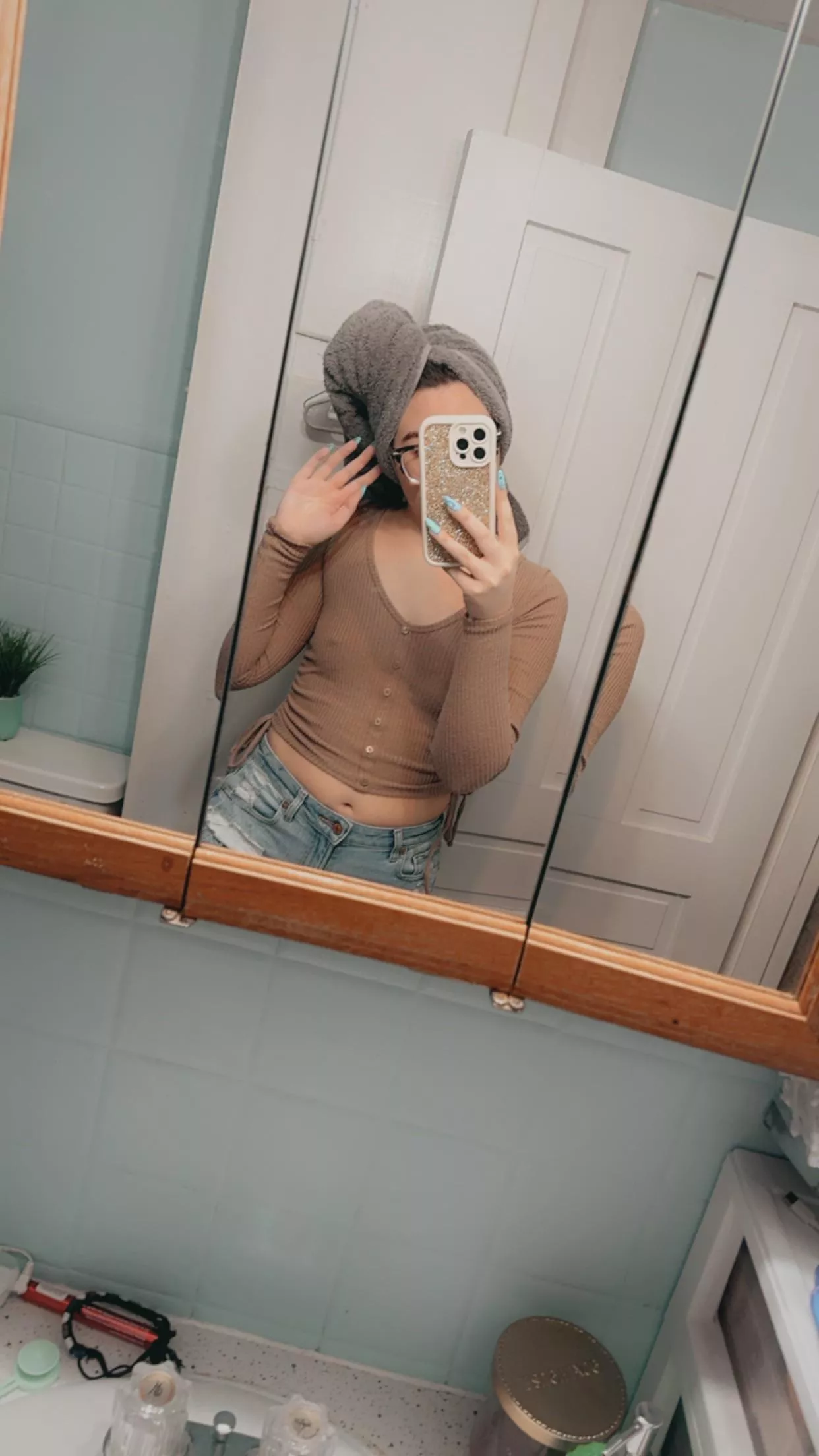 My hard little nipple