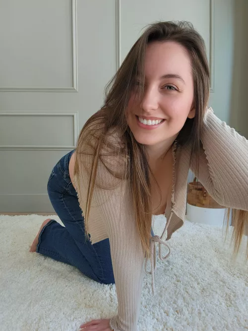 Oh did you catch a peak down my shirt