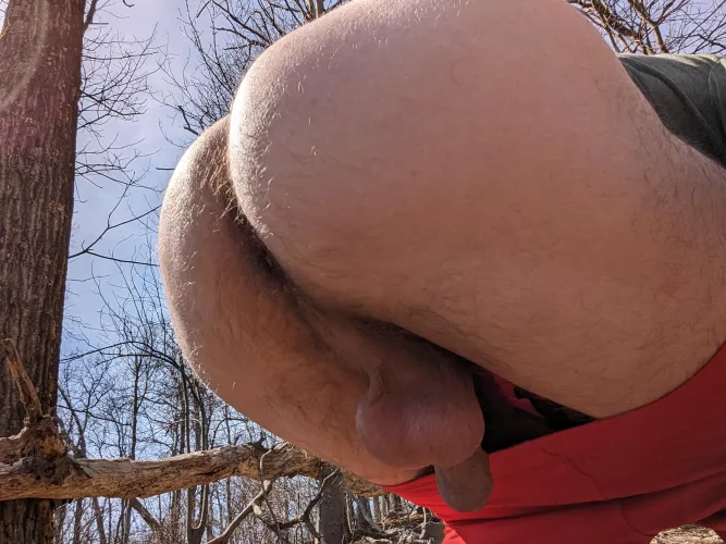 Out hiking horny AF