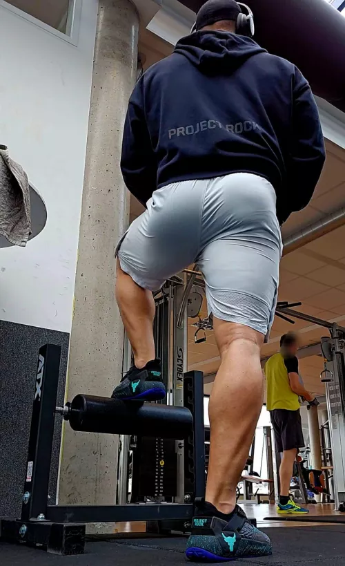 Putting in some butt work