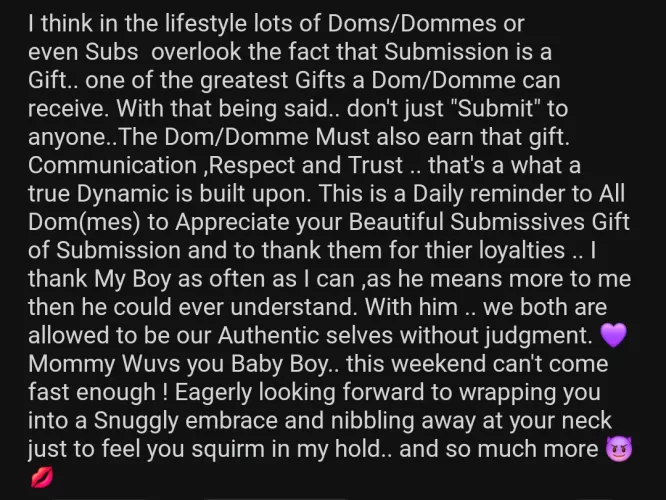 Submission is a gift 🎁