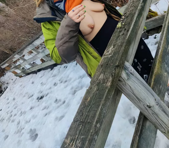 These are weird cause the cold made my nipples all funny looking ✌️👽