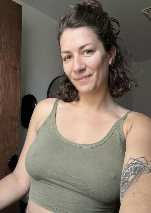 Your favourite braless girl next door ;)