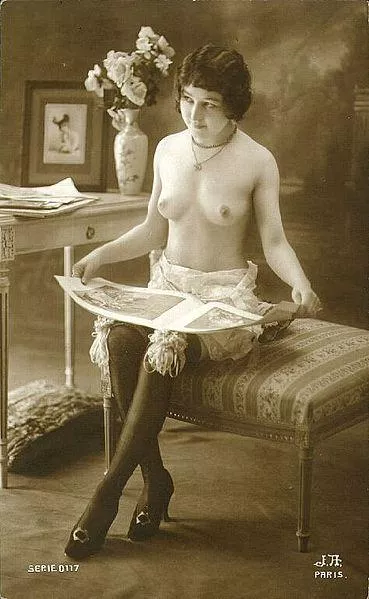 French postcard