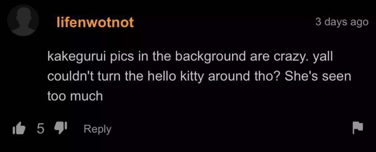 Hello Kitty seen too much