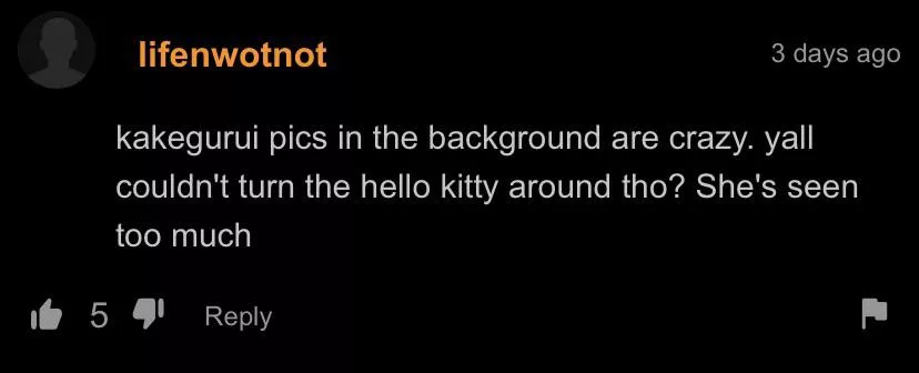 Hello Kitty seen too much