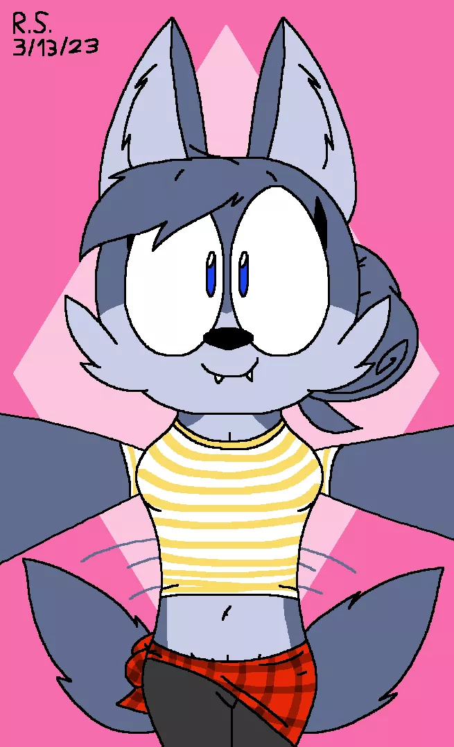 Lauren's just happy to see you (art done by me)