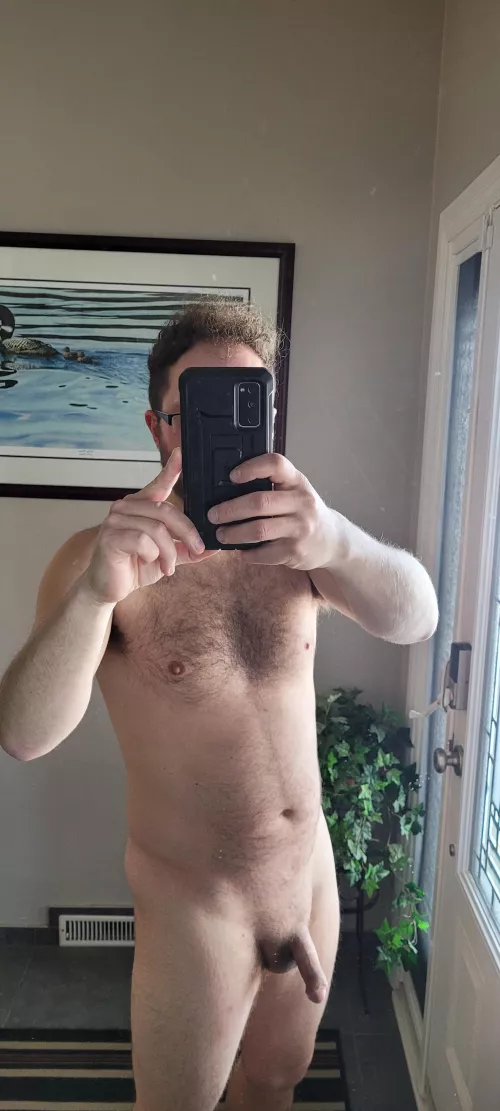 [M]31, Hanging out in the nude today, are there any ladies out the doing the same?