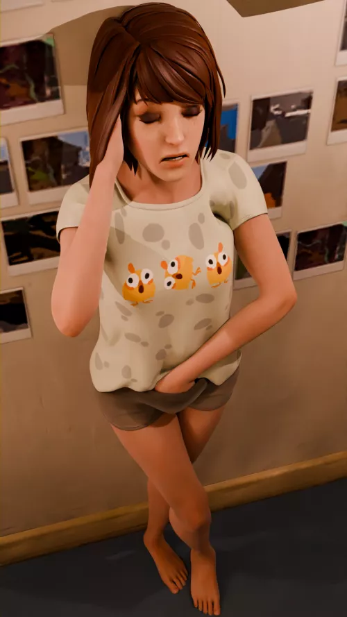 Maxine pleasuring herself (lewd_shaman)