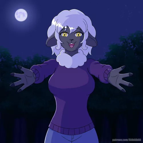 Sheepy hug! [art by Biibiiibiiii]