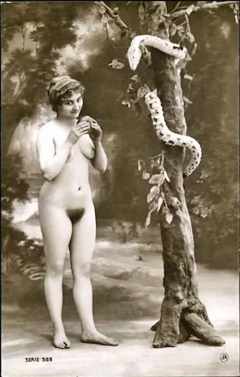 the French will make a postcard about ANYTHING if there are nude women in it