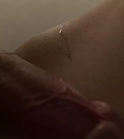 The most pleasure: leaking while edging