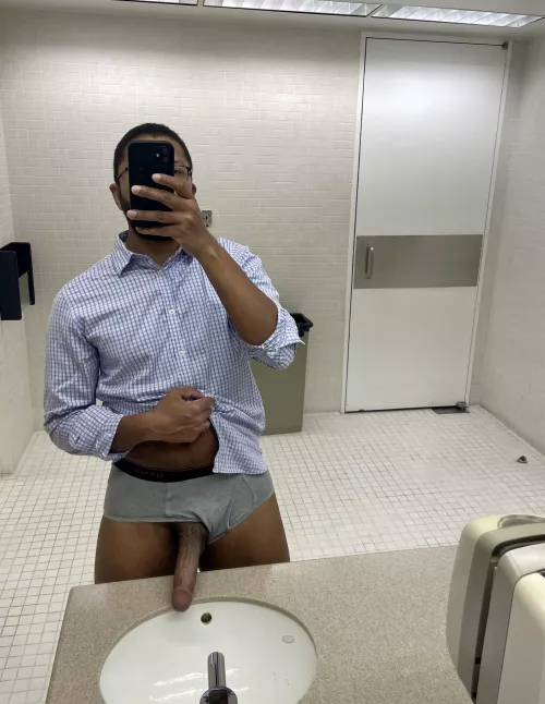 There definitely isn’t a lock on this door