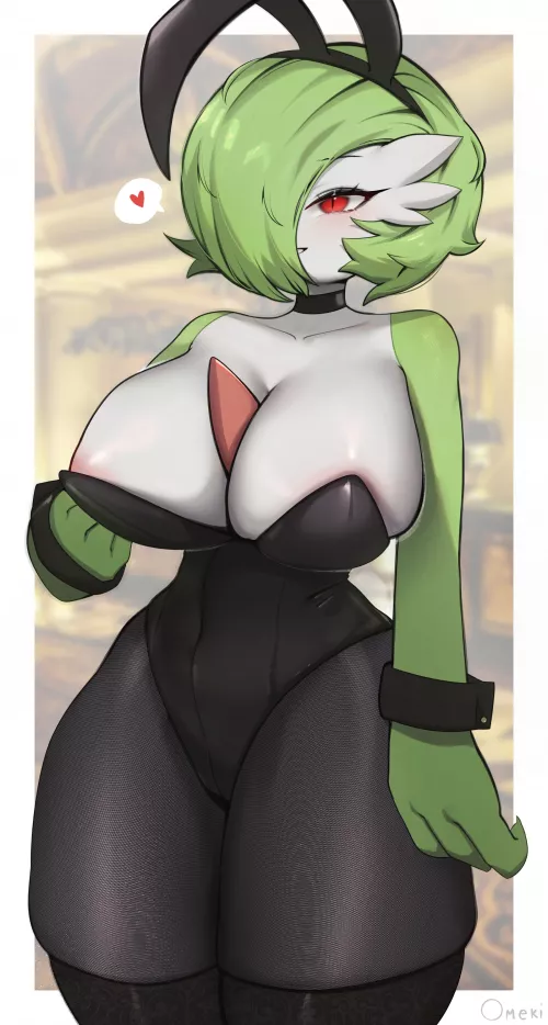 Who knew that Gardevoir And bunnies could match so well! (omeki)