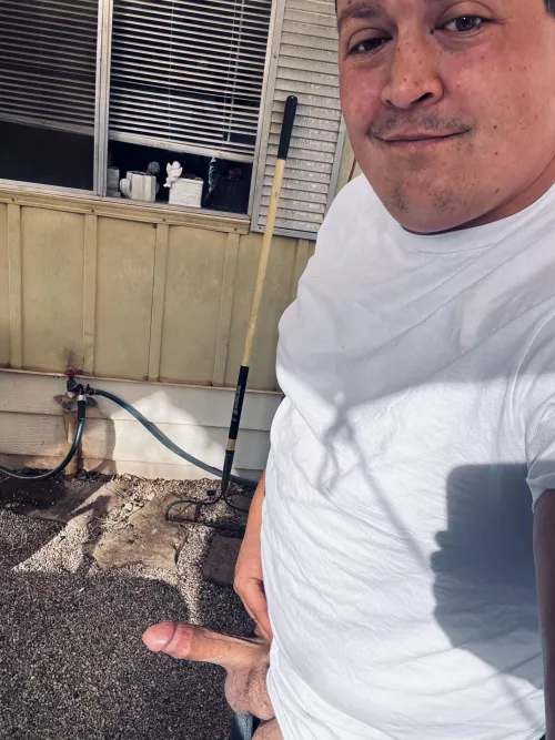 Before yard work.. 😉 