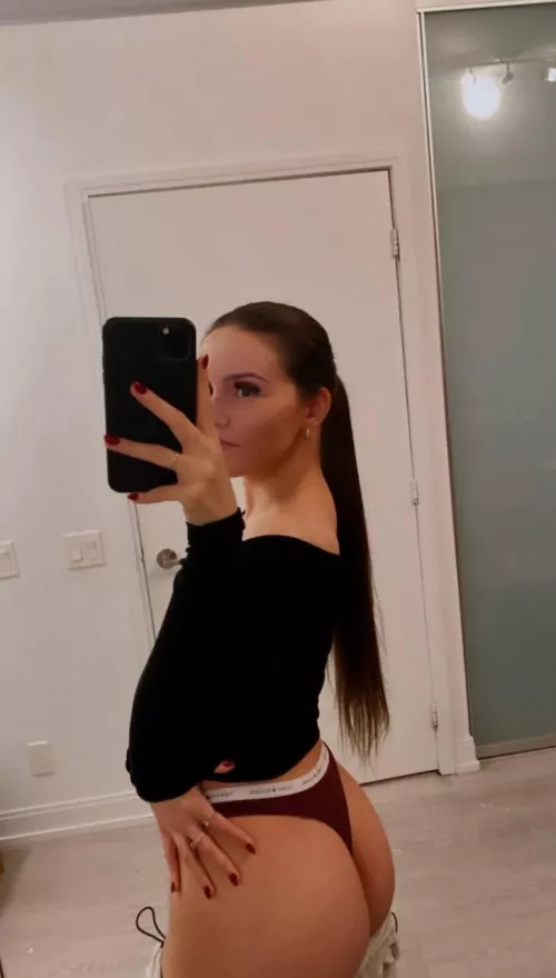 Eat it from the back?