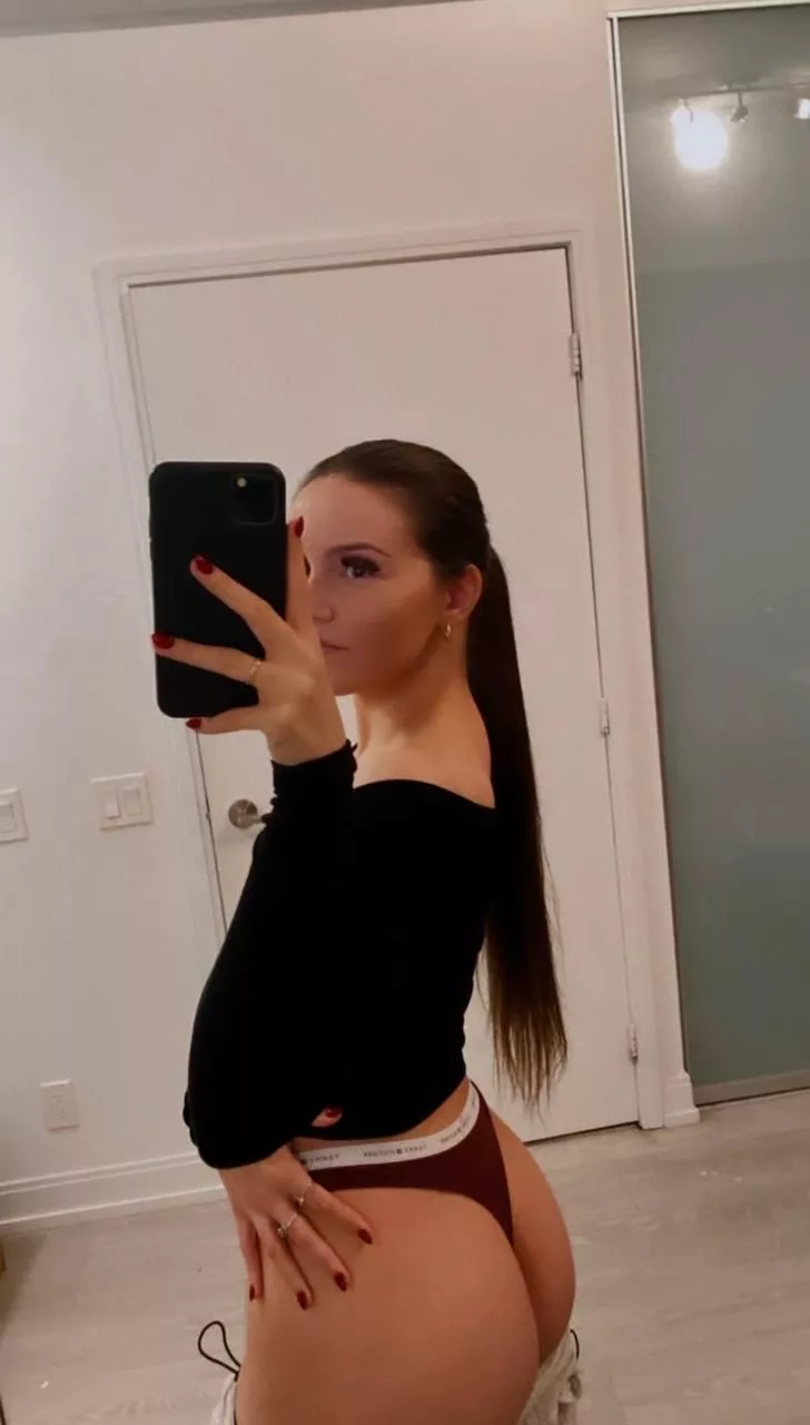 Eat it from the back?