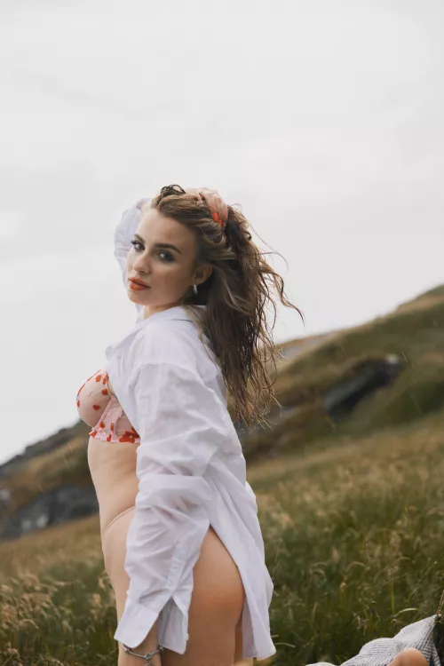 I always want to go outdoors like this.