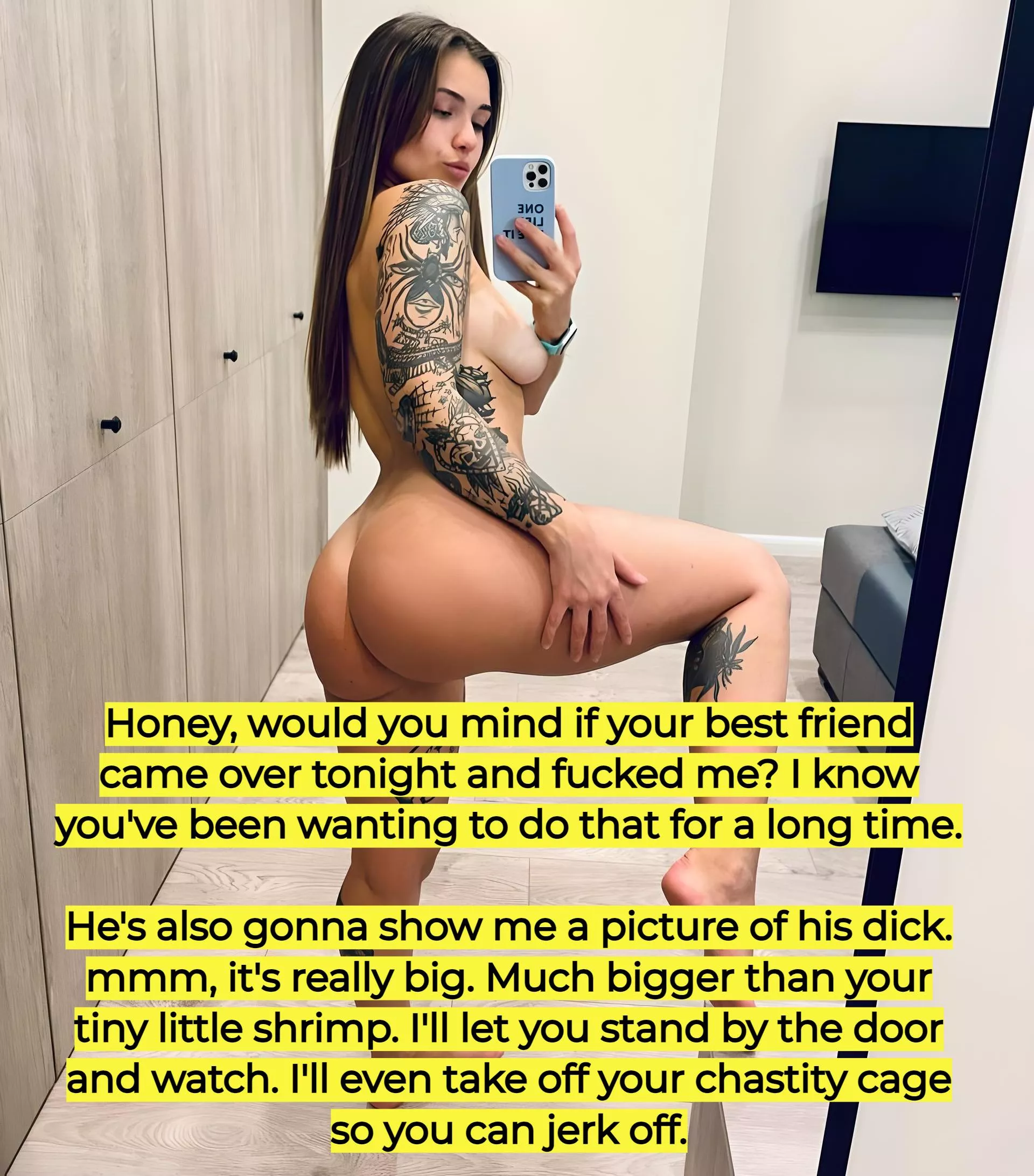 I'll let you stand by the door and watch.