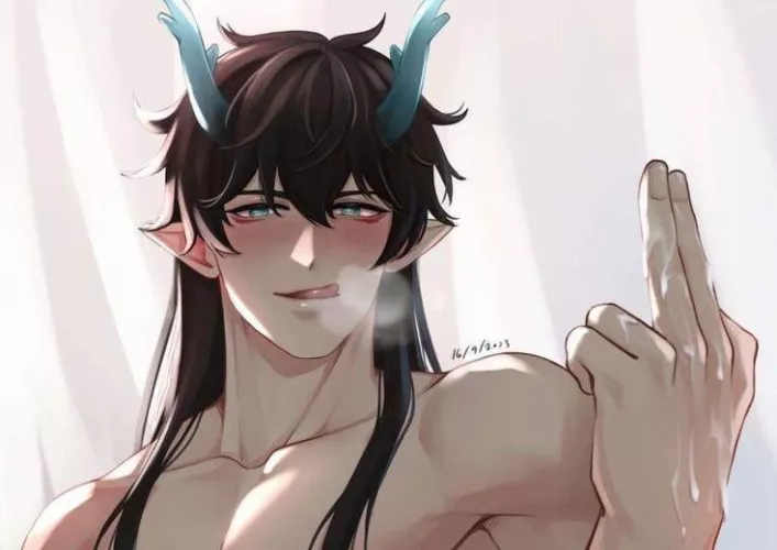 Is self-cest weird to like or be into? (Also, here’s a hot dragon man.)