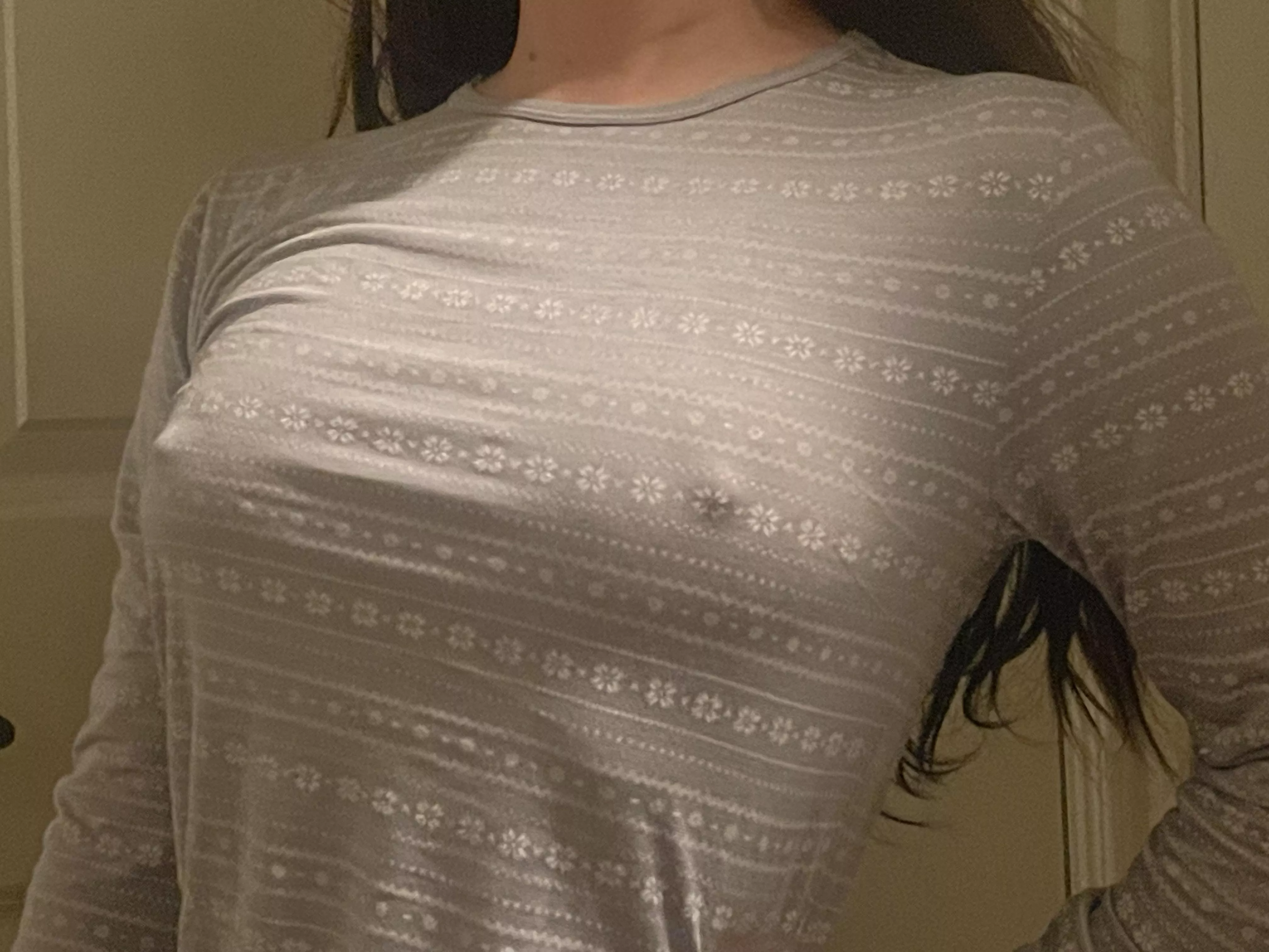 Just woke up, still in my jammies