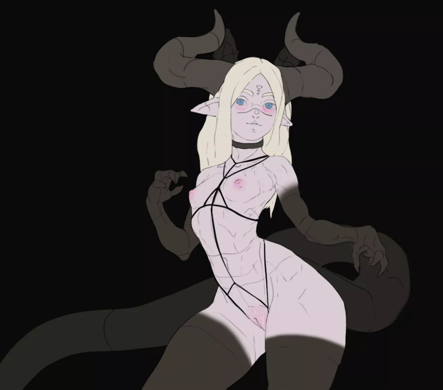 Pointy ears, playful mood) [Avk870] by me