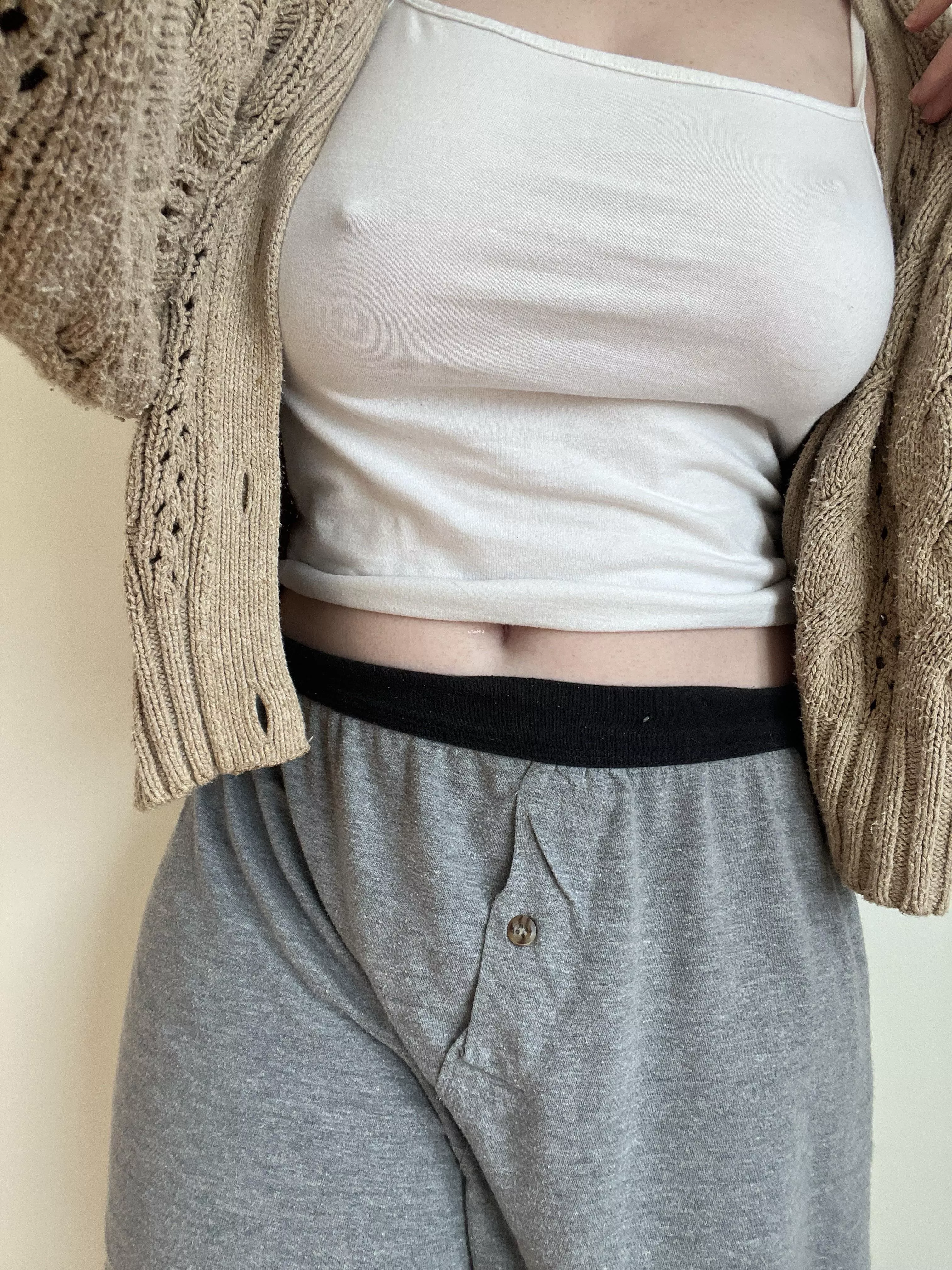 Started the day in a cute skirt, ended up changing into boxers [f] 